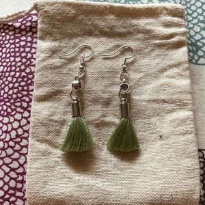 Green Earrings